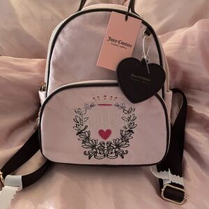 🩰 Juicy Couture Powder Blush Heritage Mini Backpack